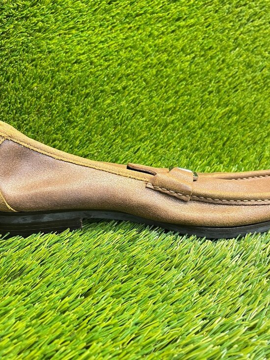 Allen Edmonds Fiesole Mens Size 11 Brown Black Classic Slip On Bit Loafers Shoes main image 4